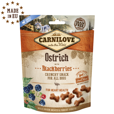 Friandises croquantes - Autruches & Mûres - 200g - Carnilove